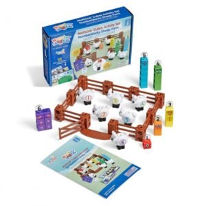 01 hand2mind MathLink Cubes Activity Set Numberblocks Sheep Farm