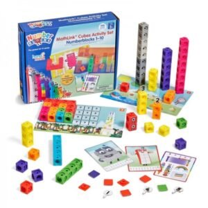 01 hand2mind Numberblocks MathLink Cubes 1-10 Activity Set