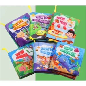 01 M'siaSoft Books Early Learning Books Toy Book Baby Early Cognitive Educational