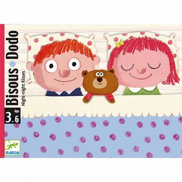 01 DJECO Bisous Dodo- "Night-Night Kisses" Card Game