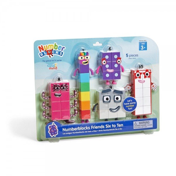 hand2mind Numberblocks Friends Six to Ten Figure Pack