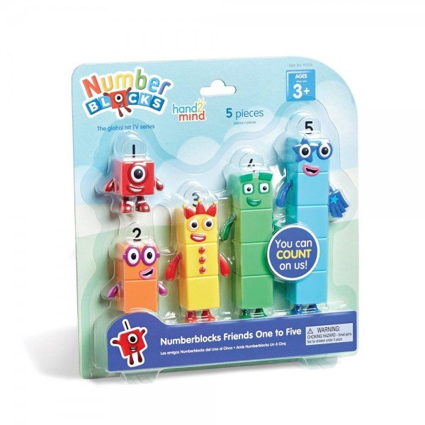 01 hand2mind Numberblocks Friends One to Five Figure Set