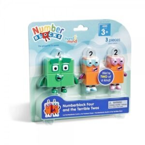 hand2mind Numberblocks Four and The Terrible Twos Figure Pack