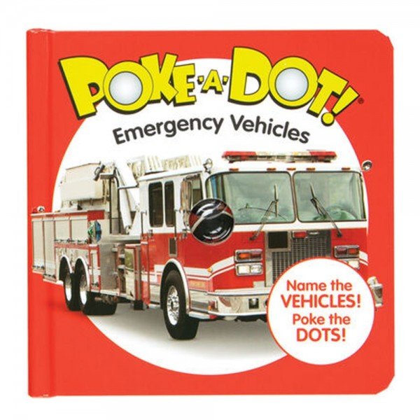 01 MELISSA & DOUG Poke-a-Dot: Emergency Vehicles Activity Board Book