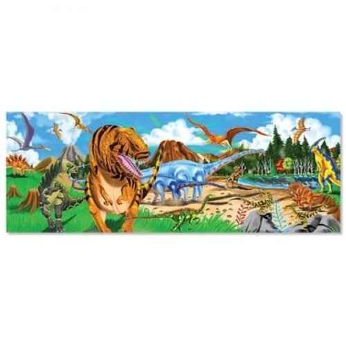 01 MELISSA & DOUG Land of Dinosaurs Floor Puzzle - 48 Pieces
