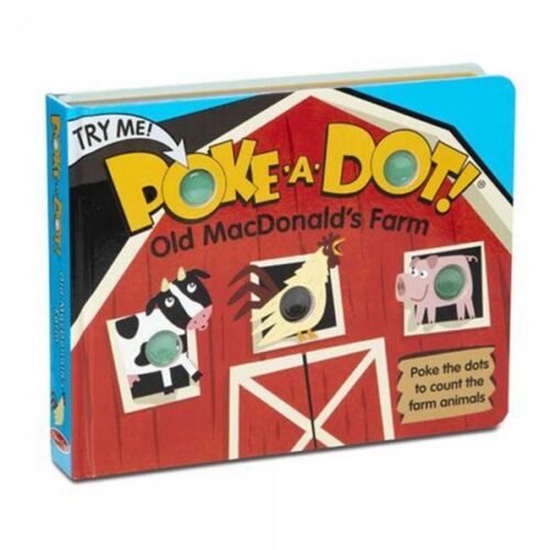 MELISSA & DOUG Poke-a-Dot: Old MacDonald's Farm Activity Board Book