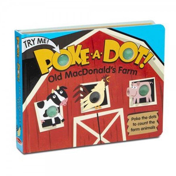 MELISSA & DOUG Poke-a-Dot: Old MacDonald's Farm Activity Board Book