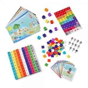 02 hand2mind Numberblocks MathLink Cubes 1-10 Activity Set