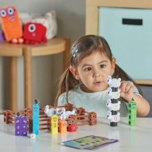 02 hand2mind MathLink Cubes Activity Set Numberblocks Sheep Farm