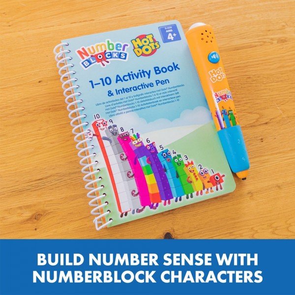 EDUCATIONAL INSIGHTS Hot Dots Numberblocks Activity Book 1-10 & Interactive Pen