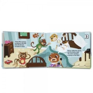 MELISSA & DOUG Poke-a-Dot: 10 Little Monkeys Activity Board Book