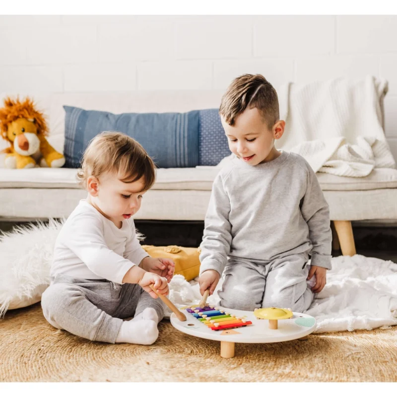 03 Bubble Wooden Music Table