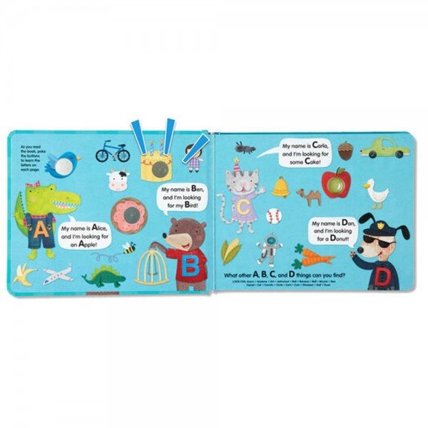 03 MELISSA & DOUG Poke-a-Dot: An Alphabet Eye Spy Activity Board Book