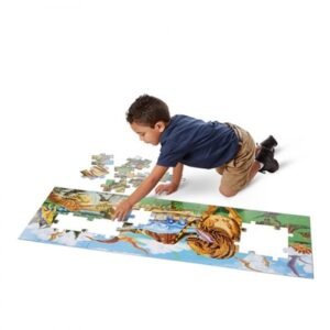 03 MELISSA & DOUG Land of Dinosaurs Floor Puzzle - 48 Pieces