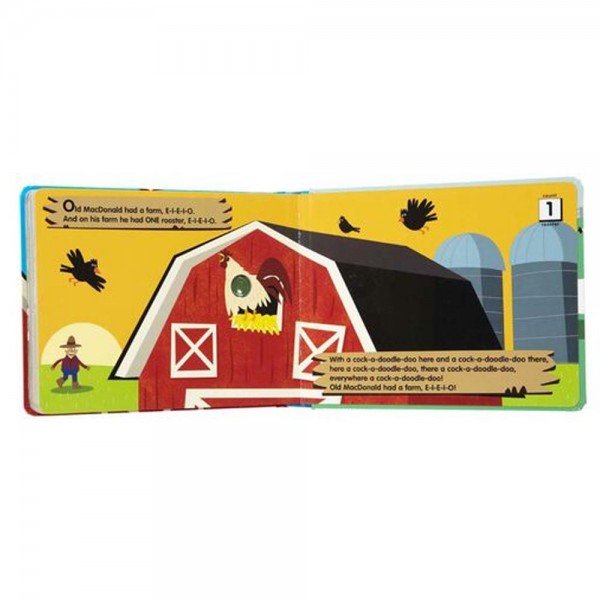 MELISSA & DOUG Poke-a-Dot: Old MacDonald's Farm Activity Board Book
