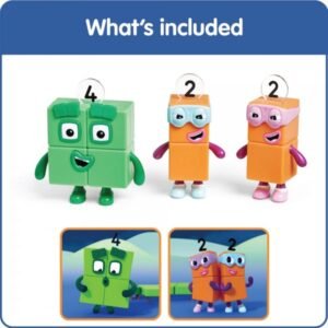 hand2mind Numberblocks Four and The Terrible Twos Figure Pack