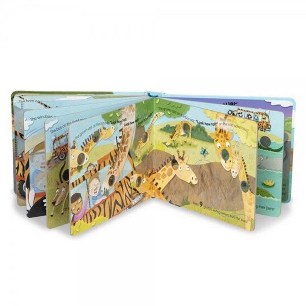 04 MELISSA & DOUG Poke-a-Dot: The Wheels on the Bus Wild Safari Activity Board Book