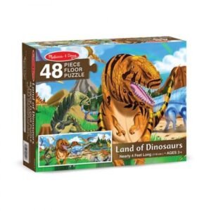 04 MELISSA & DOUG Land of Dinosaurs Floor Puzzle - 48 Pieces